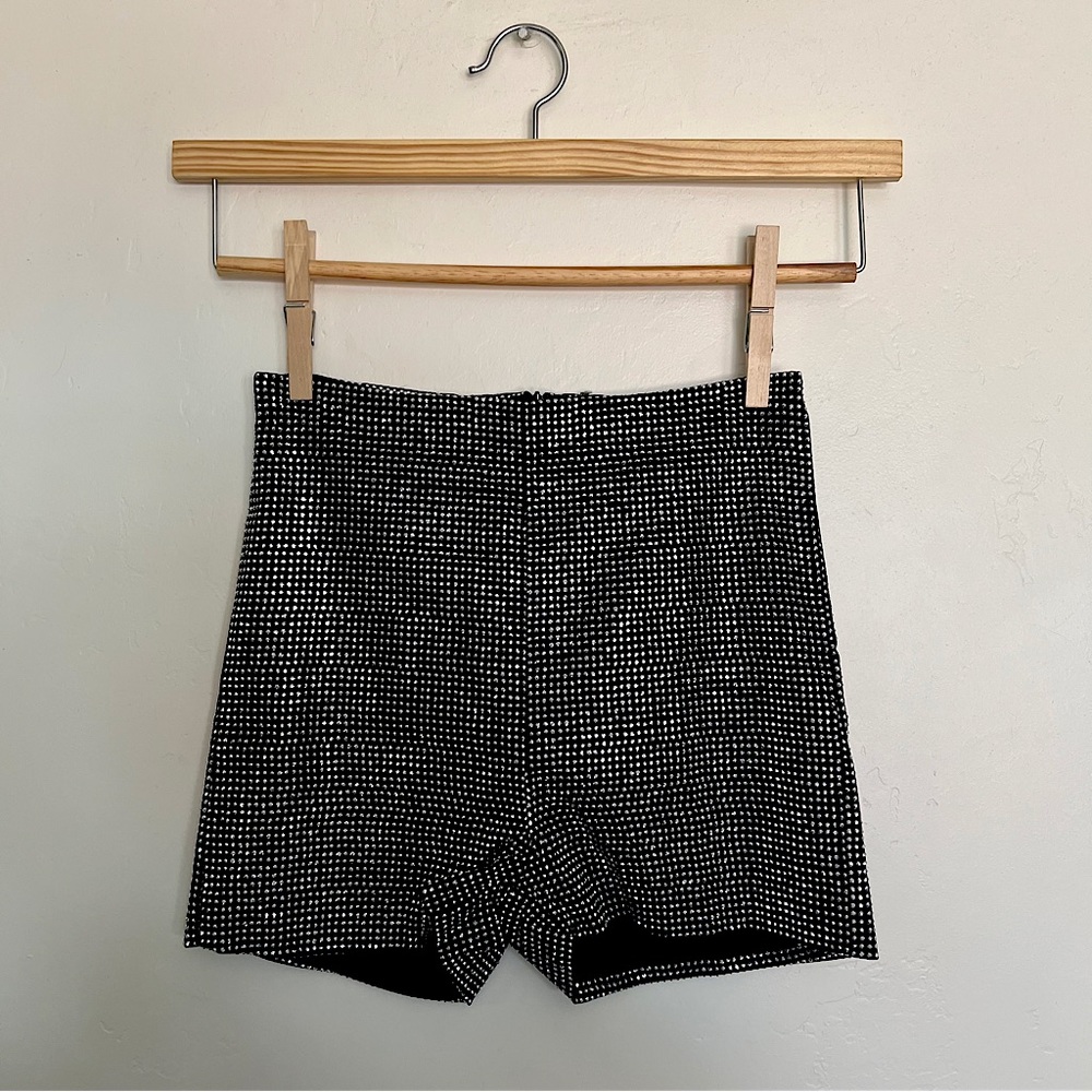 Rhinestone Studded Sparkle Shorts